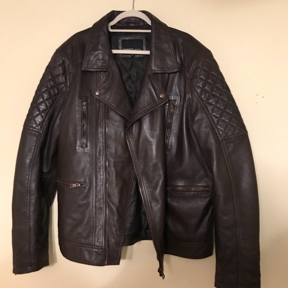 Barney’s Originals Brown Leather Jacket